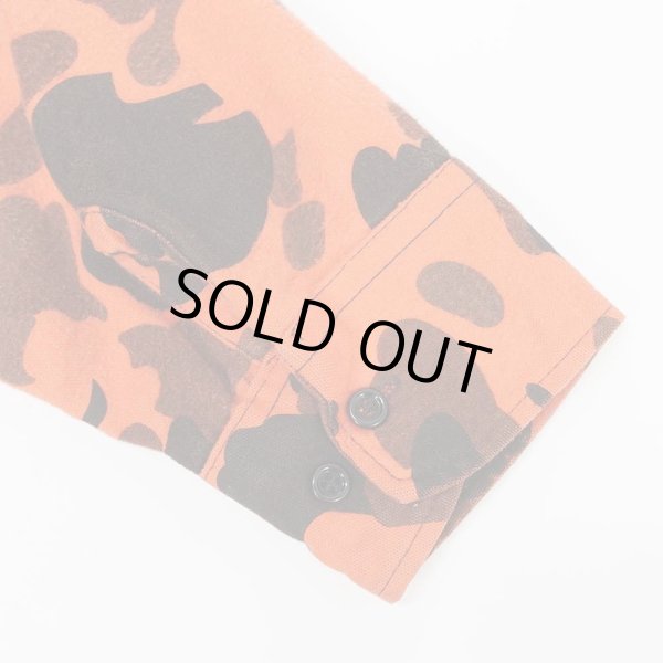 画像3: 90's THE Sportsmans Guide ダックハンターカモ柄 シャモアクロスシャツ "MADE IN USA / ORANGE" (3)