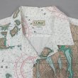 画像3: 80's L.L.Bean S/S マップ柄 オープンカラーシャツ "MADE IN USA / sizeL" (3)