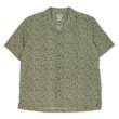 画像1: 00's L.L.Bean S/S 総柄 オープンカラーシャツ "OLIVE×BEIGH" (1)