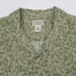 画像3: 00's L.L.Bean S/S 総柄 オープンカラーシャツ "OLIVE×BEIGH" (3)
