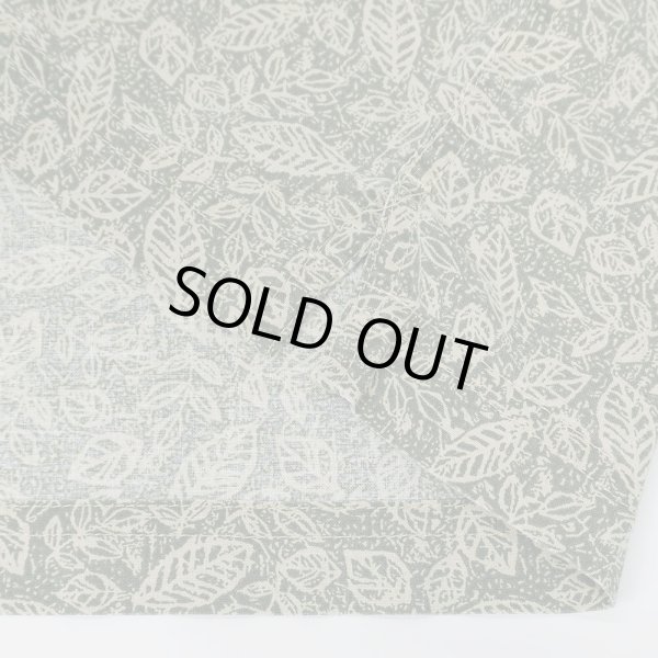 画像4: 00's L.L.Bean S/S 総柄 オープンカラーシャツ "OLIVE×BEIGH" (4)