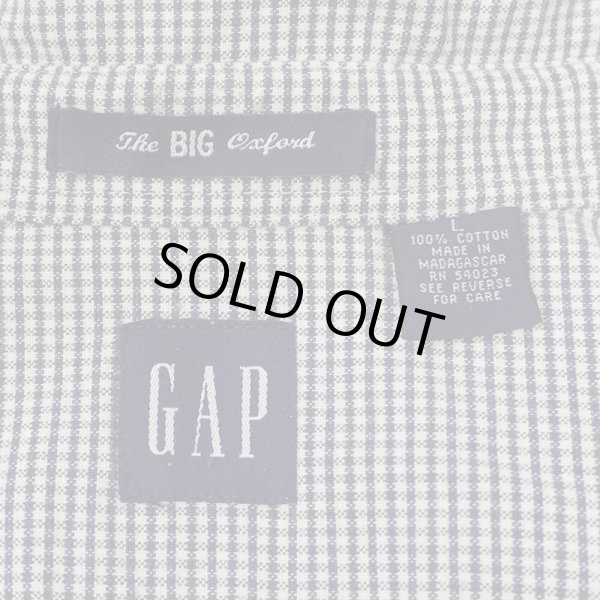 画像2: 00's OLD GAP S/S ボタンダウンシャツ "The BIG Oxford" (2)