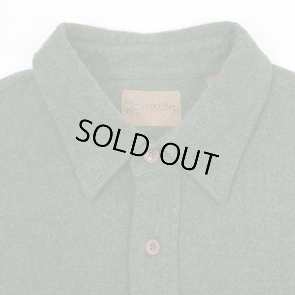 画像3: 90's ST JOHN'S BAY シャモアクロスワークシャツ (3)