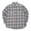 画像1: 00's MOOSE CREEK ヘビーネルシャツ "Gray Plaid" (1)