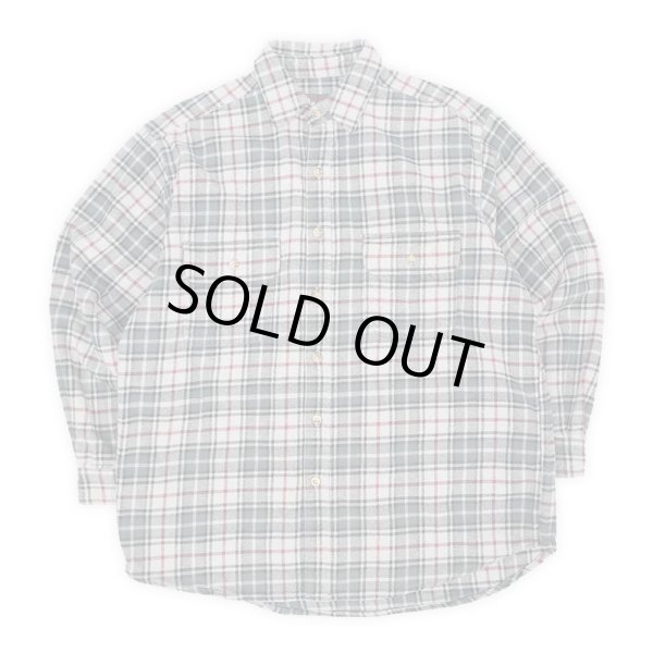 画像1: 00's MOOSE CREEK ヘビーネルシャツ "Gray Plaid" (1)