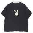 画像2: 00's PLAYBOY S/S オープンカラー レーヨンシャツ (2)
