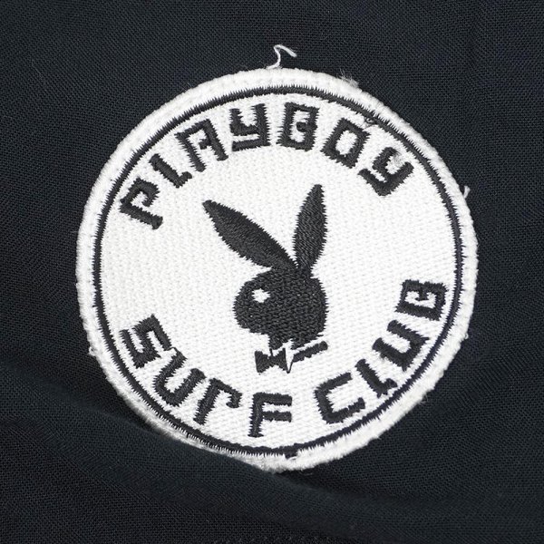 画像4: 00's PLAYBOY S/S オープンカラー レーヨンシャツ (4)