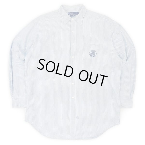 画像1: Early 90's Polo Ralph Lauren レギュラーカラーシャツ “Cookie Embroidery” (1)