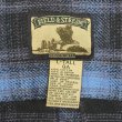画像2: 00's Field & Stream ヘビーネルシャツ "Blue×Black Ombre Plaid" (2)