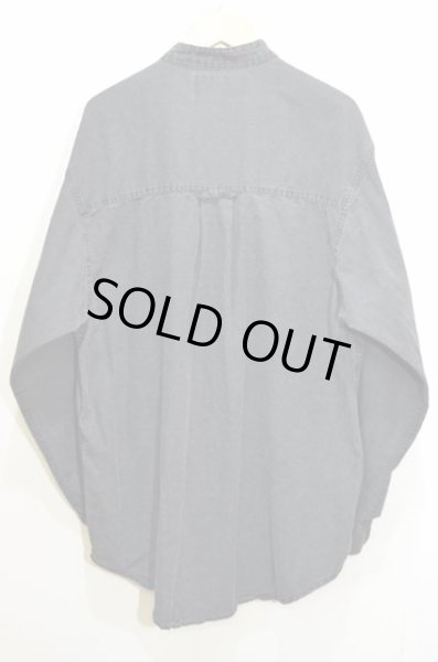 画像2: 90's Wear First L/S バンドカラーシャツ “COTTON×LINEN” (2)