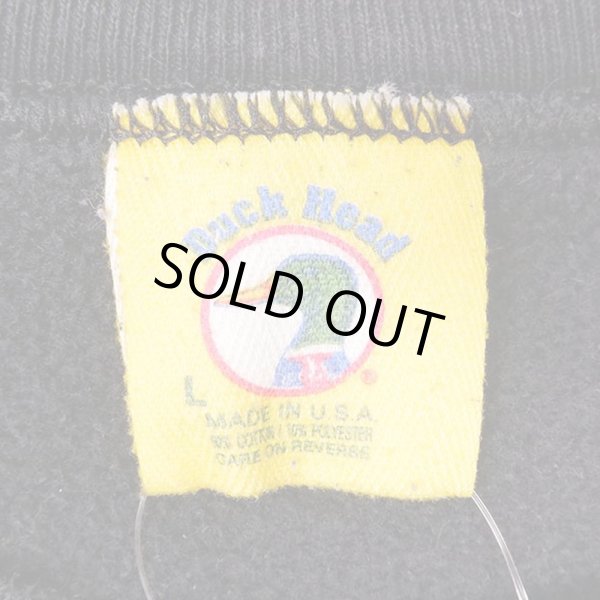 画像2: 90's DUCK HEAD ロゴ刺繍 スウェット "MADE IN USA" (2)