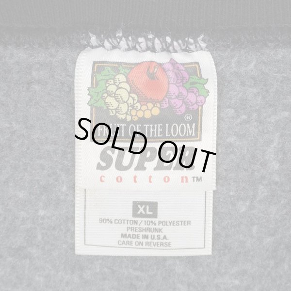 画像2: 90's GUILFORD RAIL SYSTEM ロゴ刺繍 スウェット "BLACK / MADE IN USA" (2)