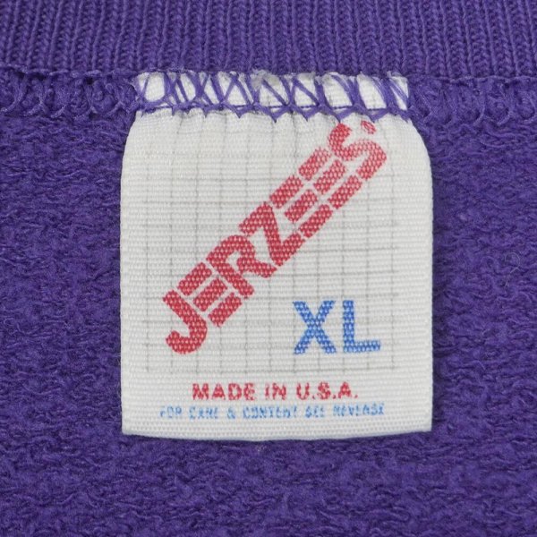 画像2: 90's JERZEES カレッジプリント スウェット "MADE IN USA" (2)