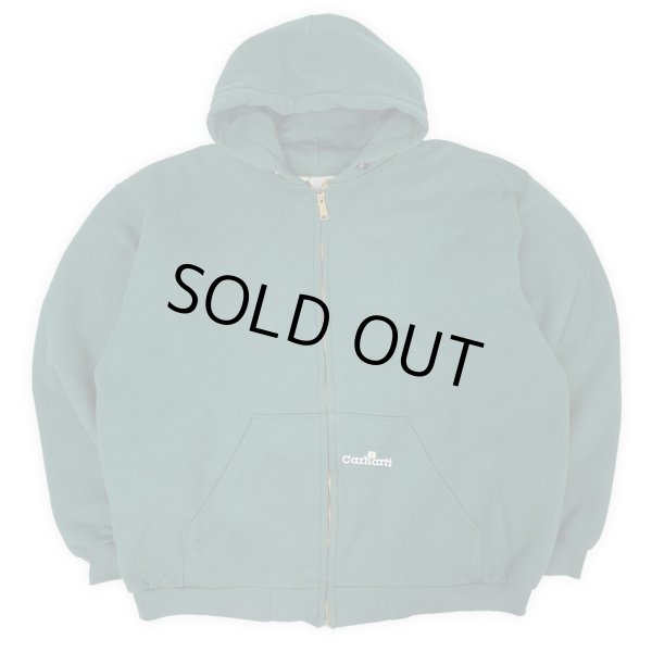 画像1: Early 00's Carhartt サーマルライナー フルジップスウェットパーカー "MADE IN USA" (1)