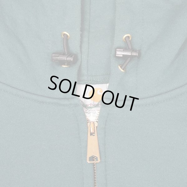 画像4: Early 00's Carhartt サーマルライナー フルジップスウェットパーカー "MADE IN USA" (4)