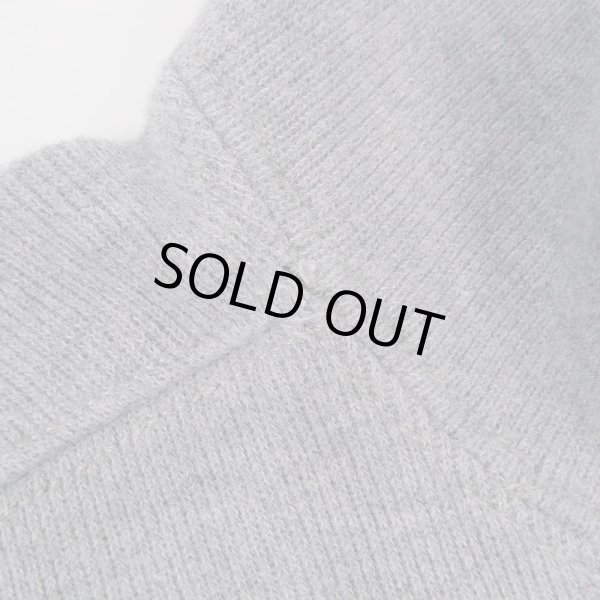 画像4: 90's Polo Ralph Lauren ハーフジップ コットンニット "GRAY" (4)