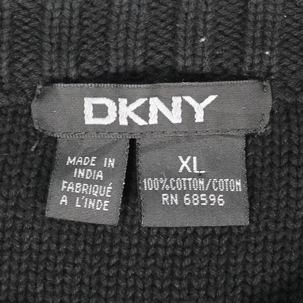画像2: 00's DKNY コットンニット (2)
