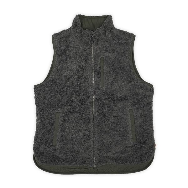 画像2: 00's Carhartt リバーシブルベスト "OLIVE × GRAY" (2)