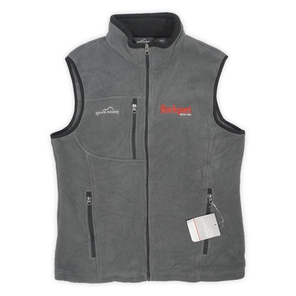 画像1: 【M / DEADSTOCK】Eddie Bauer フリースベスト (1)
