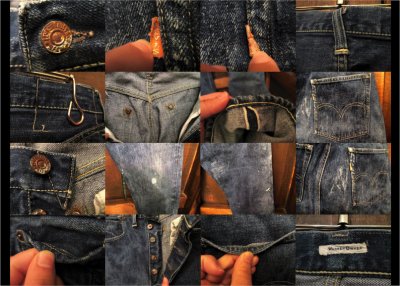 画像2: 47's Levi's 501XX 片面レザーパッチ