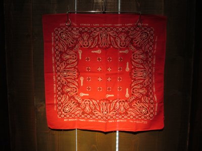 画像1: KEY VINTAGE BANDANA 片耳