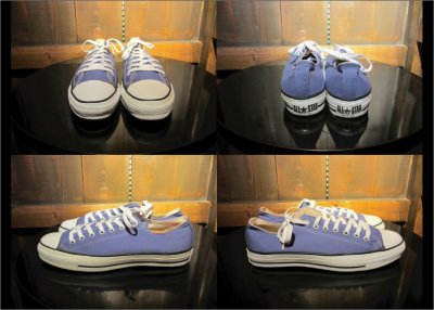 画像1: 90's コンバースオールスター LOWカット 箱付きDEAD STOCK "LILAC BLUE”