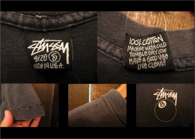 画像2: 80's OLD STUSSY エイトボールTEE "sizeS”