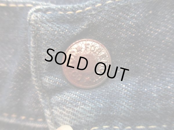 画像3: 50's FOREMOST VINTAGEデニム 片耳 "真紺” (3)