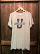 画像1: 80's チャンピオン 12/88 霜降りグレーTEE "染み込みプリント” (1)