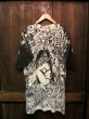 画像1: 90's PUSHEAD 総柄TEE "黒” (1)