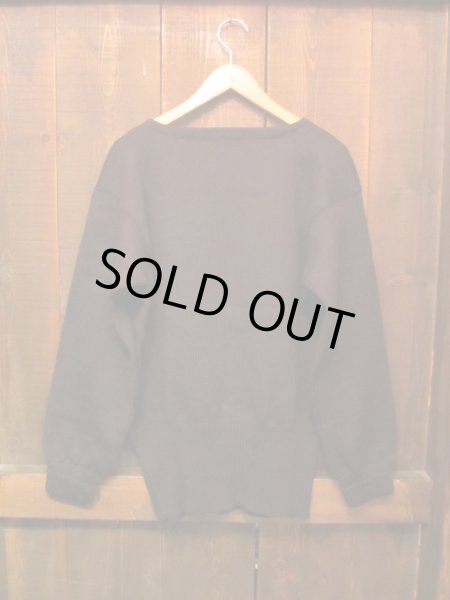 画像2: 50's VINTAGE レタードKNIT "BLK” (2)