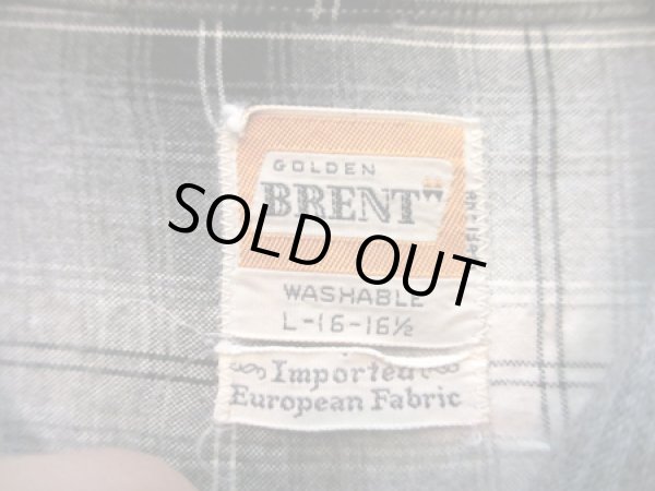 画像3: 60's GOLDEN BRENT オンブレーレーヨンSH "白黒” (3)