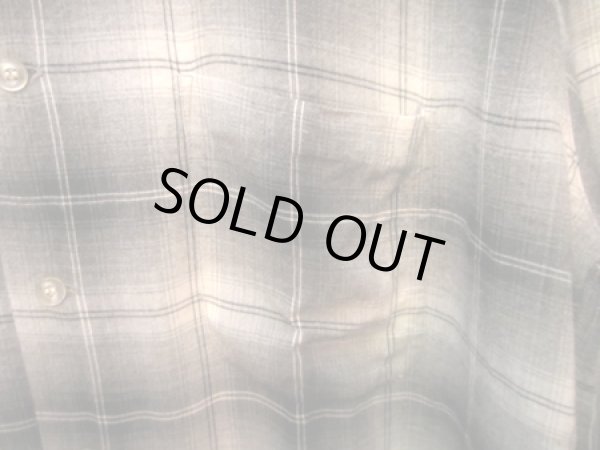 画像4: 60's GOLDEN BRENT オンブレーレーヨンSH "白黒” (4)