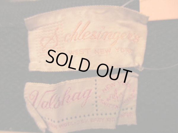 画像3: 50's パネル柄 MOHAIR カーディガン "BLK” (3)