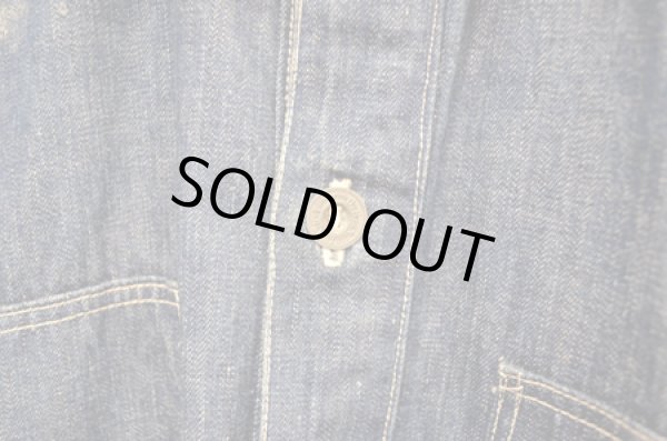 画像3: 40's US ARMY プルオーバーデニムJKT "PW” (3)