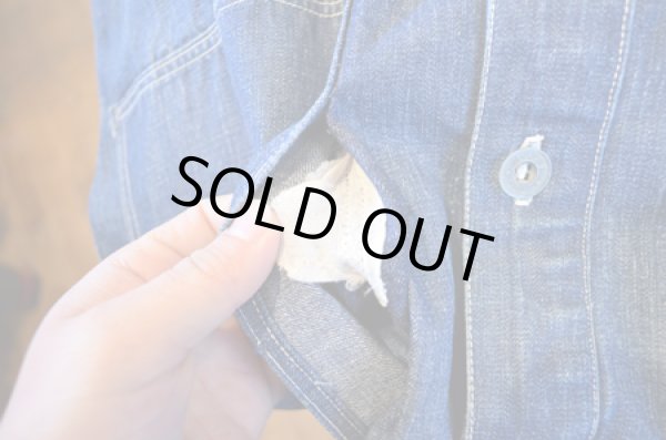 画像4: 40's US ARMY プルオーバーデニムJKT "PW” (4)