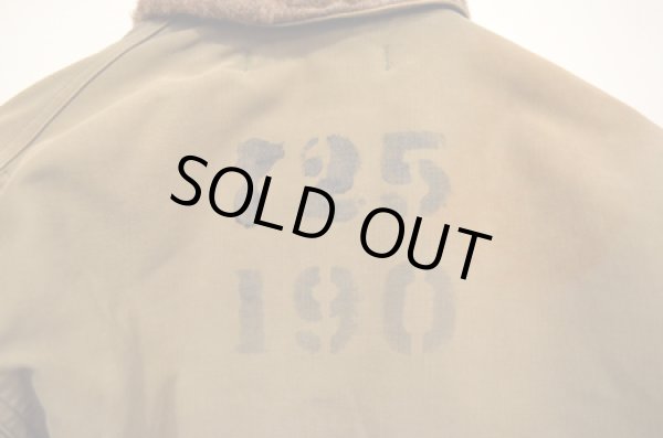 画像4: 40's US NAVY N-1 DECK JKT "バックステンシル” (4)