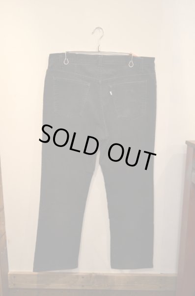 画像2: 90's Levi's519 コーデュロイPT "BLK” (2)