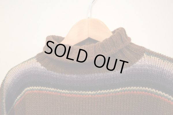 画像4: 80's ポロカントリー ネイティブ柄 タートルネックKNIT (4)