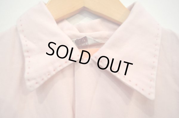 画像3: 50's TOWN CRAFT BOX レーヨンSH ハンドステッチ "PINK” (3)