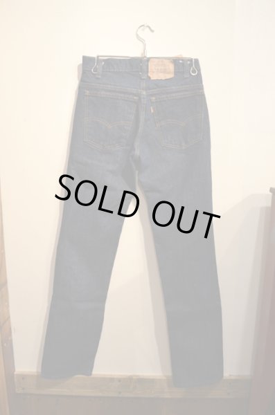 画像2: 80's Levi's519 Denim  真紺 (2)