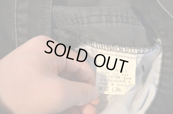 画像5: 90's Levi's519 コーデュロイPT "BLK” (5)