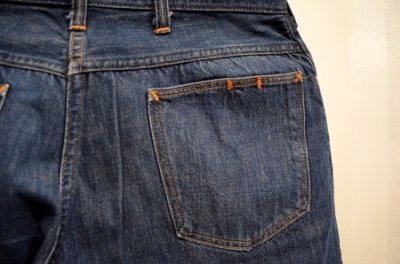 画像1: 60〜70's RANCH CRAFT 5PK DENIM PT 濃紺