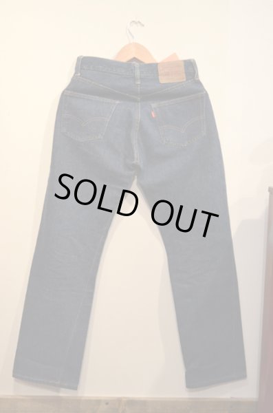 画像2: 80's Levi's501 REDLINE 真紺 "TOPボタン刻印2” (2)