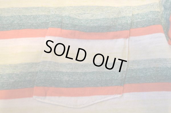 画像5: 50〜60's Calipornia ポケット付きボーダーTEE (5)