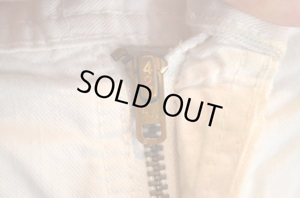 画像5: 60's Lee 生成りペインターPT "ダブルニー” (5)