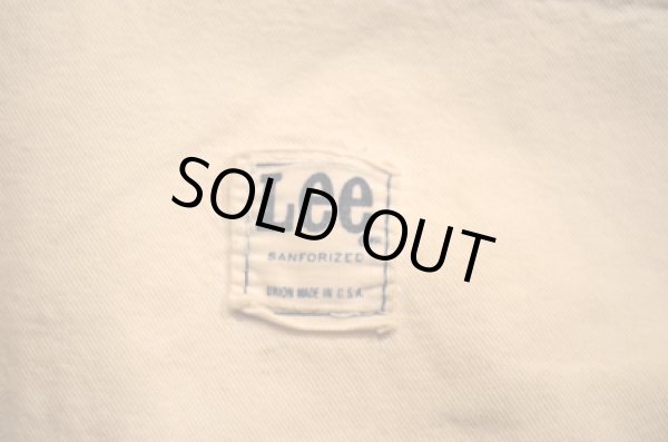 画像3: 60's Lee 生成りペインターPT "ダブルニー” (3)