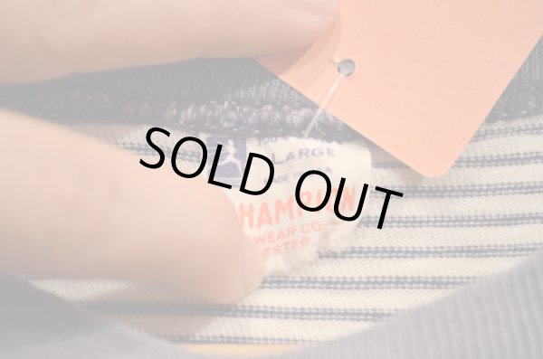 画像3: 〜60's チャンピオン 染み込みボーダーTEE "チョコチン” (3)