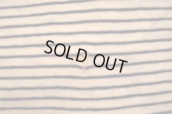 画像4: 〜60's チャンピオン 染み込みボーダーTEE "チョコチン” (4)