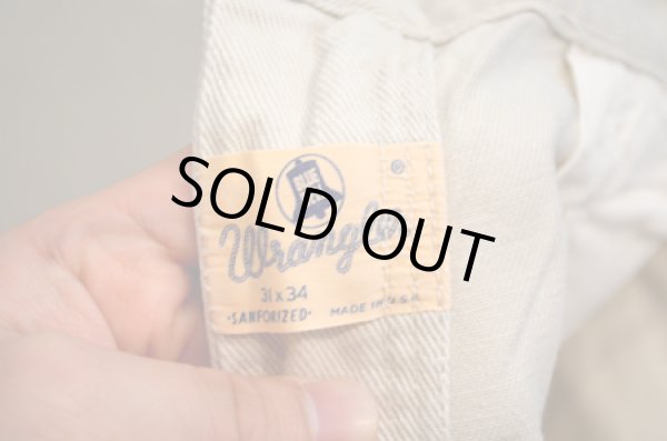 画像5: 60's Wrangler SAIL CLOTH PT (5)